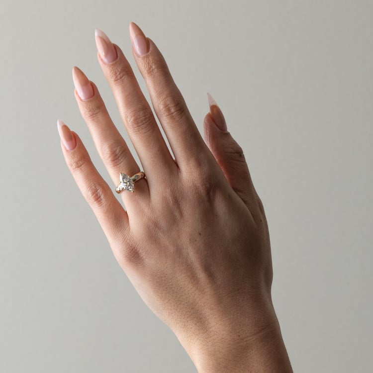 Skylar Marquise in 14k Yellow Gold – view 7