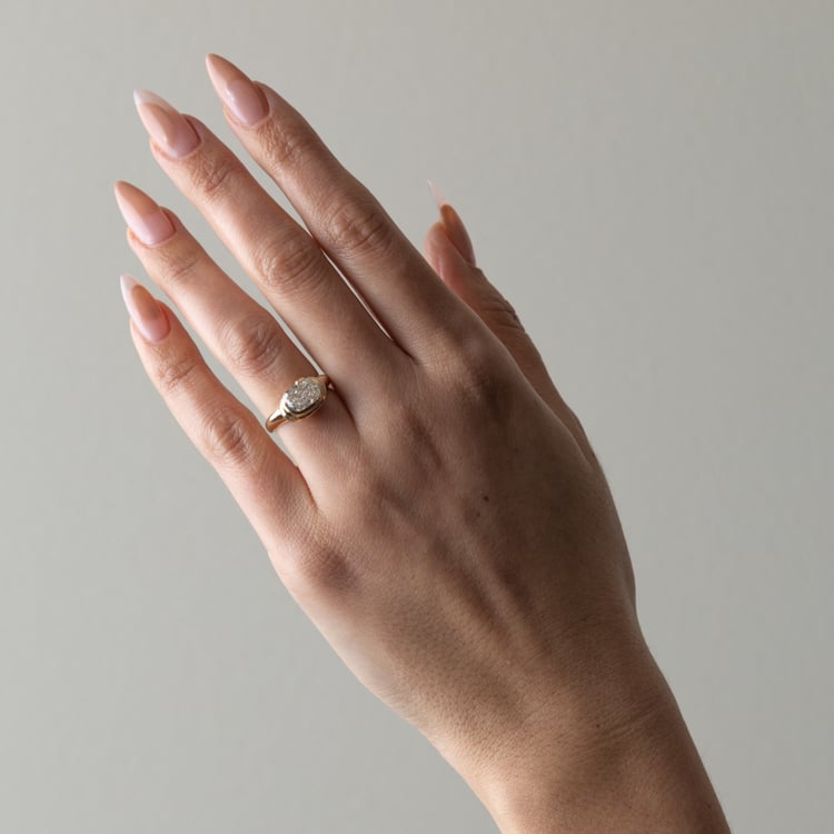 Gaia Cushion-Cut in 14k Yellow Gold – view 6