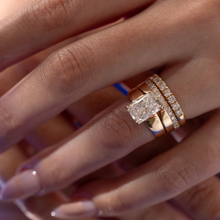 Nova Radiant in 14k Yellow Gold – view 6