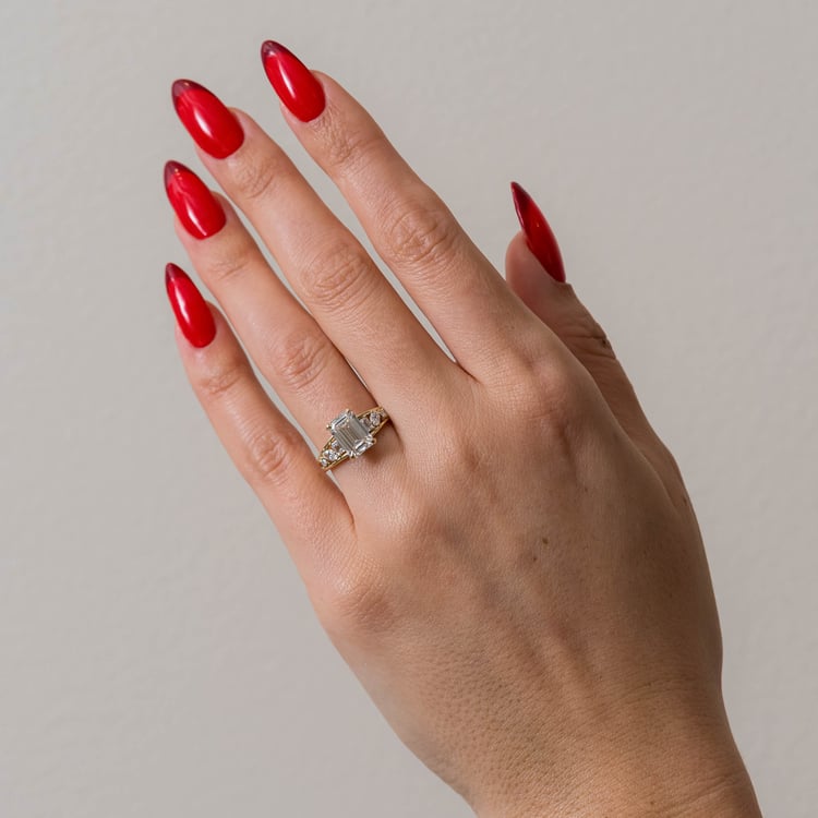 Marni Emerald-Cut Solitaire
