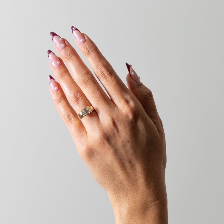 Reid Emerald-Cut in 14k Yellow Gold – view 6