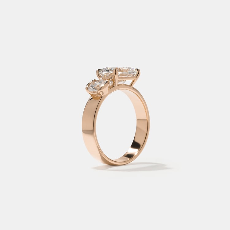 Henri Grand Oval in 14k Rose Gold – view 5