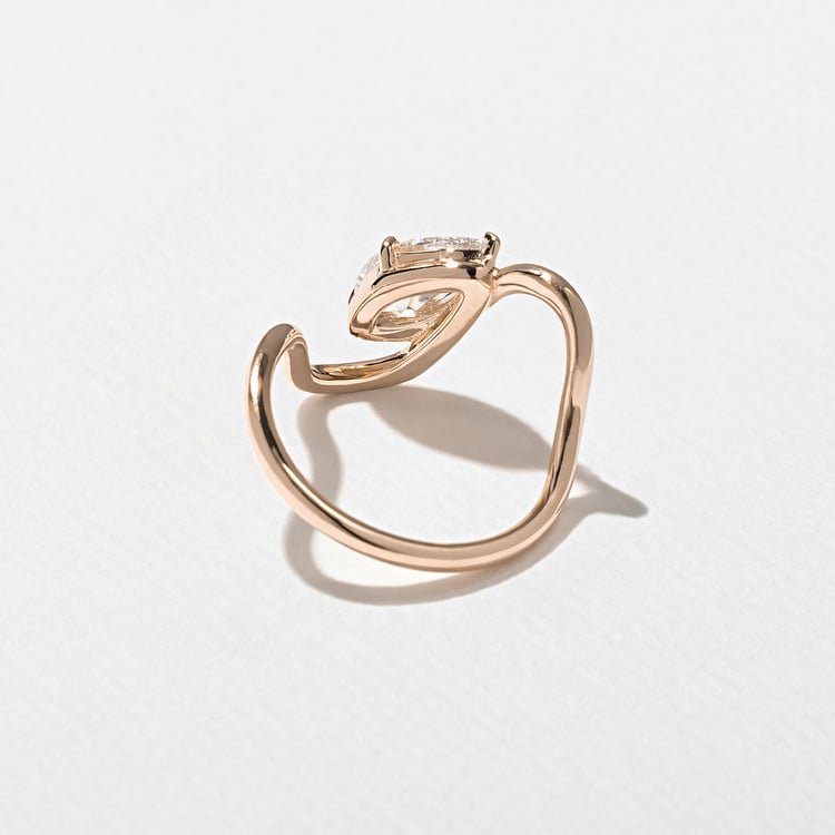 Stella Marquise in 14k Rose Gold – view 4