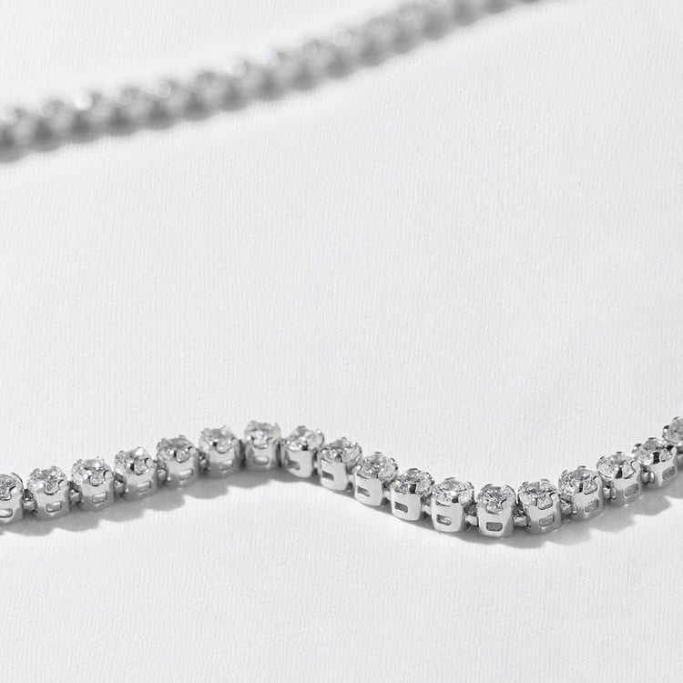 Rio Diamond Tennis Bracelet in 14k White Gold – view 3