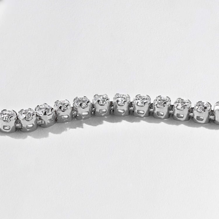 Rio Diamond Tennis Bracelet in 14k White Gold – view 4