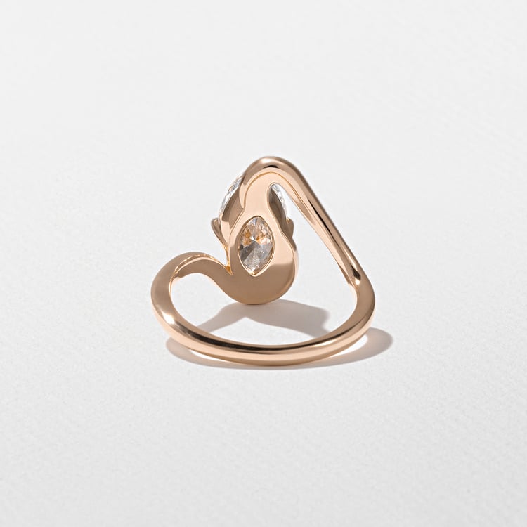 Lyra Marquise in 14k Rose Gold – view 3