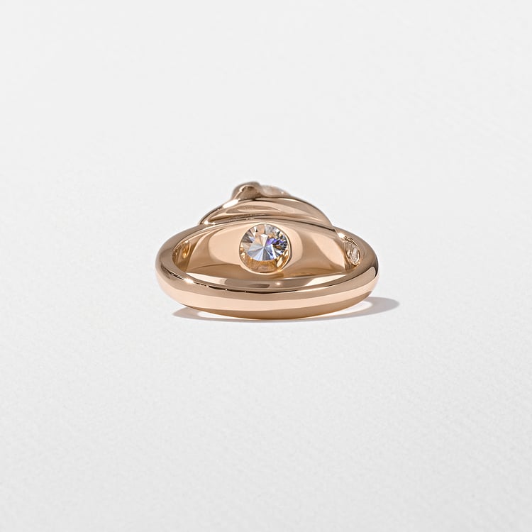 Gaia Round in 14k Rose Gold – view 4