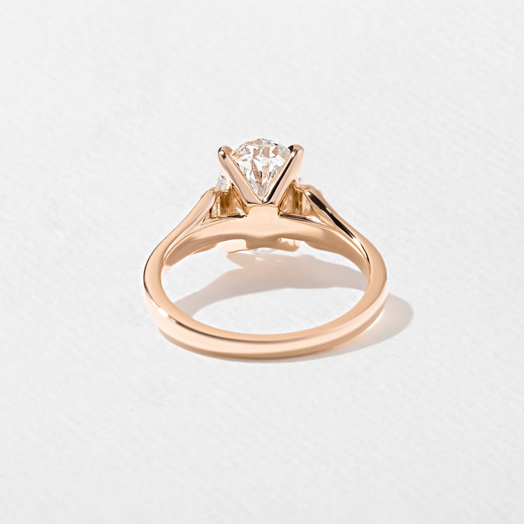 Cleo Oval in 14k Rose Gold – view 4