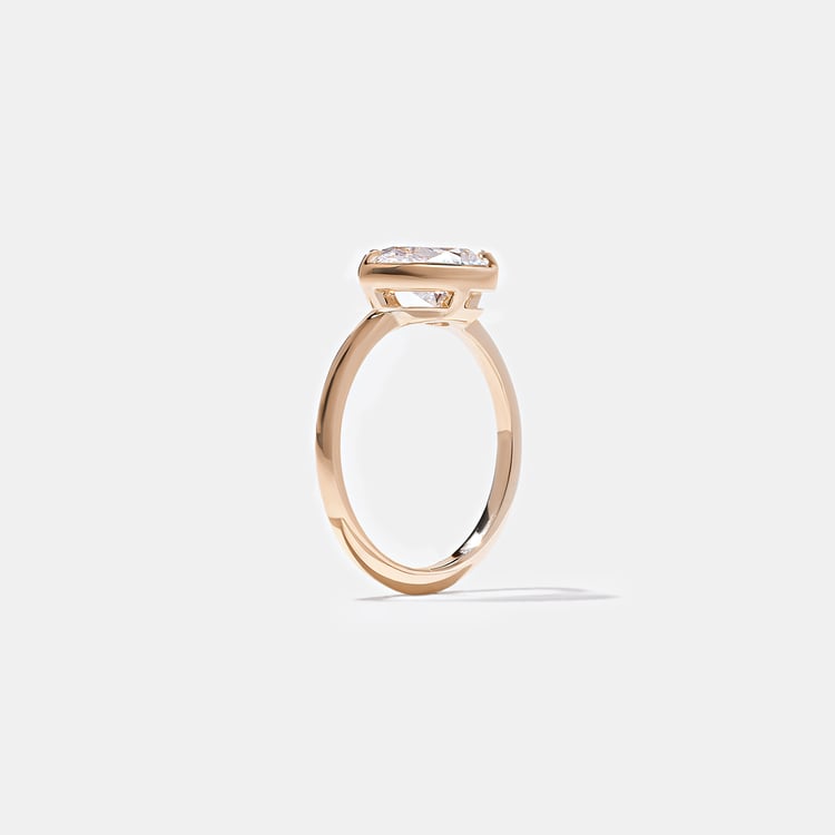 August Pear in 14k Rose Gold – view 5