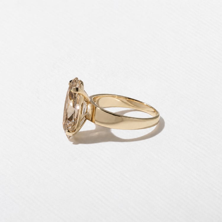 Nova Champagne Diamond in 18k Yellow Gold – view 2
