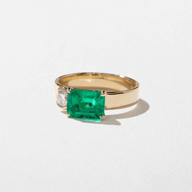 Henri Emerald-Cut 1.50ct Green Emerald