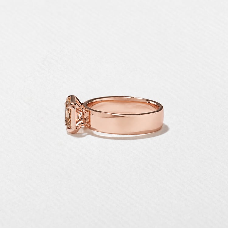 Reid Champagne Diamond in 14k Rose Gold – view 3