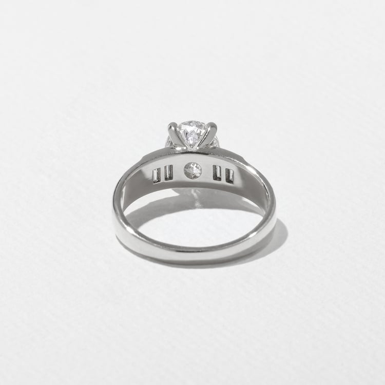 Nova Oval in 14k White Gold – view 4