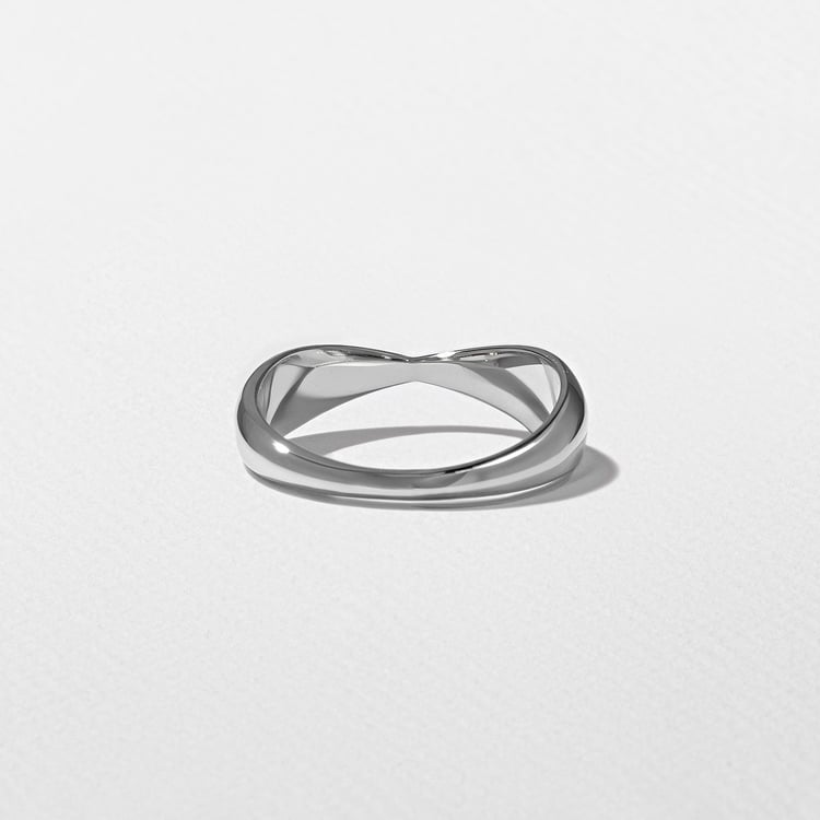 Sonora Textured in 18k White Gold – view 3