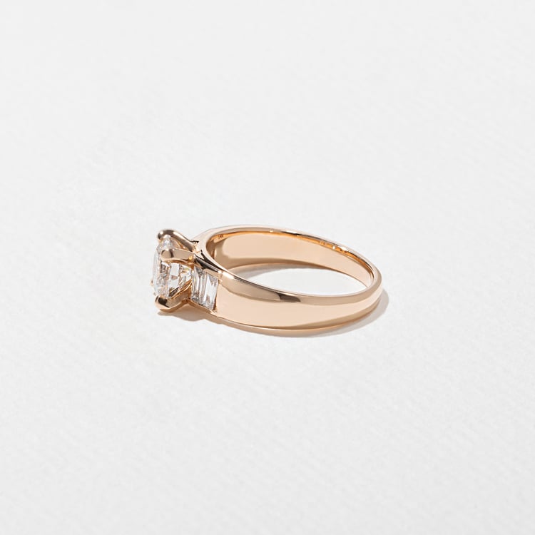 Nova Round in 14k Rose Gold – view 3