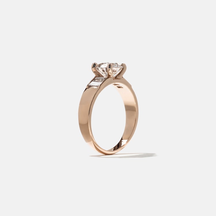 Nova Round in 14k Rose Gold – view 5