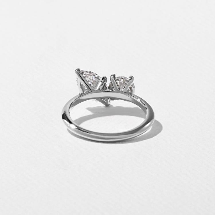 Vivi Marquise and Round in Platinum – view 4