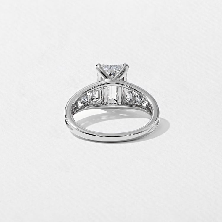 Marni Emerald-Cut Solitaire in Platinum – view 4