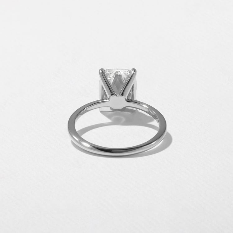 Grace Antique Cushion in 18k White Gold – view 4