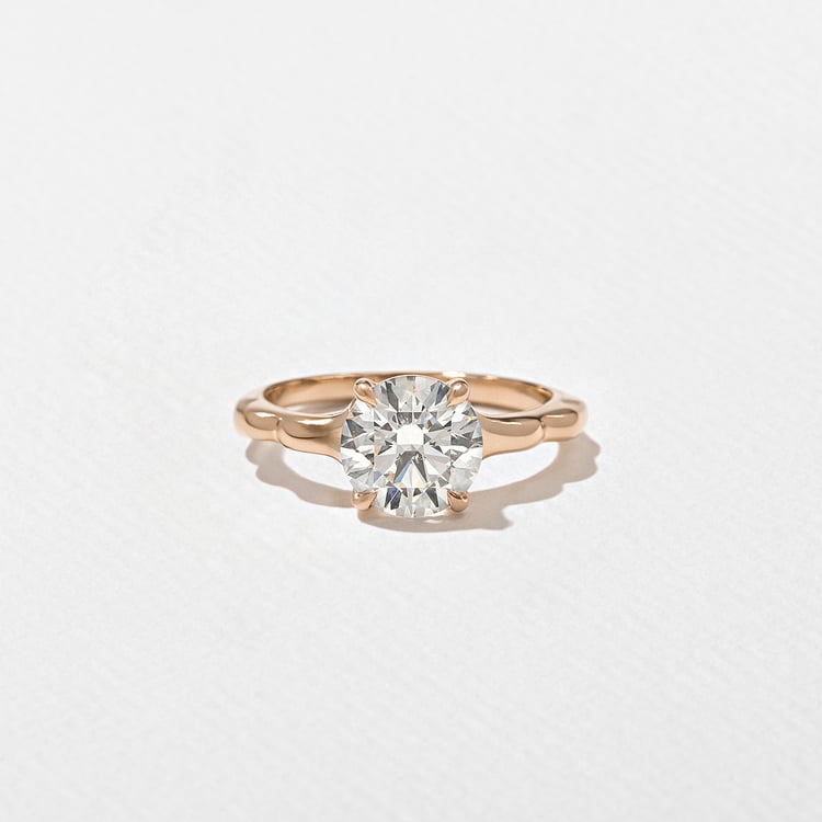 Sloan Round in 14k Rose Gold
