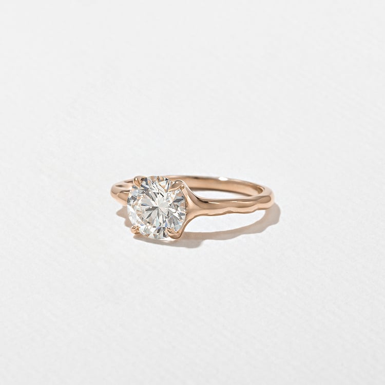 Sloan Round in 14k Rose Gold – view 2