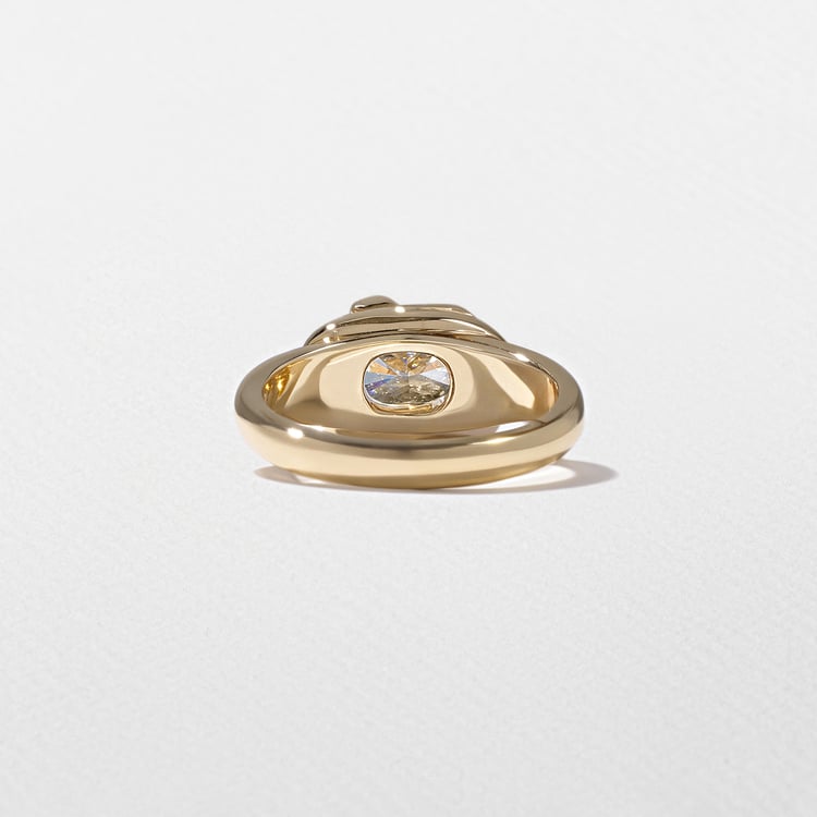 Gaia Cushion-Cut in 18k Yellow Gold – view 4