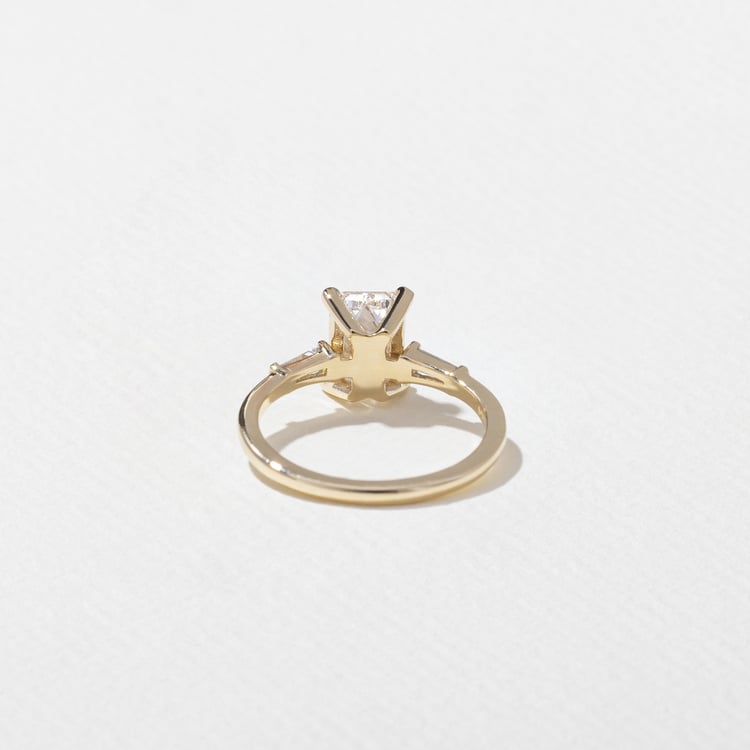 Trey Emerald-Cut in 14k Yellow Gold – view 4