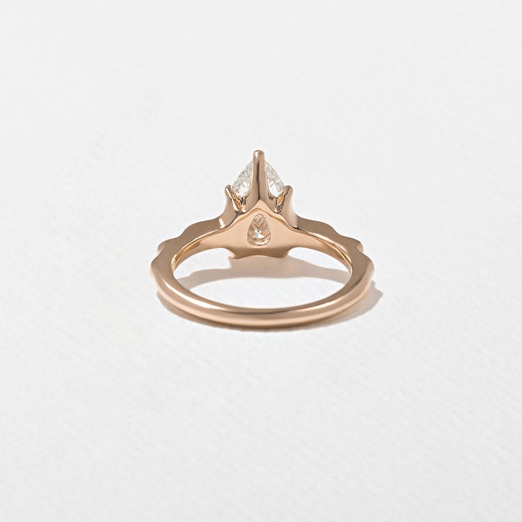 Sloan Pear in 14k Rose Gold – view 4