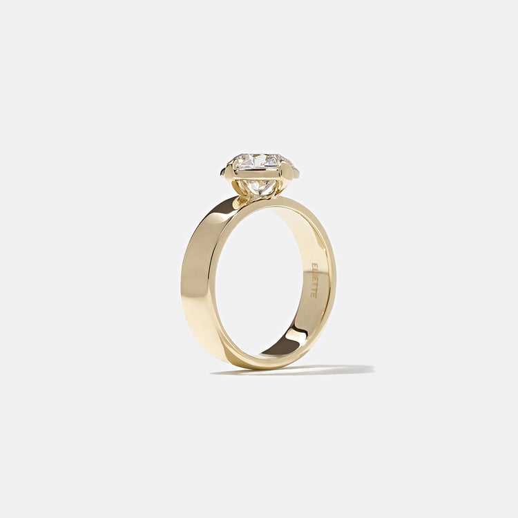 Reid Round in 14k Yellow Gold – view 5