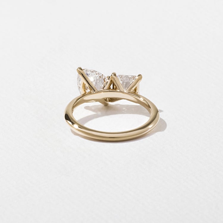 Vivi Pear and Princess in 14k Yellow Gold – view 4