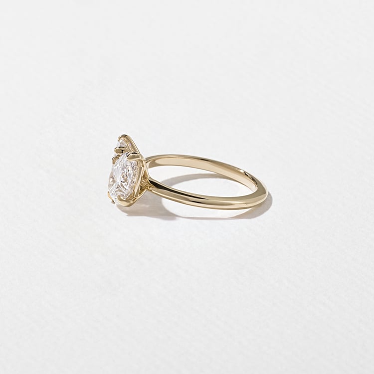 Vivi Pear and Princess in 14k Yellow Gold – view 3