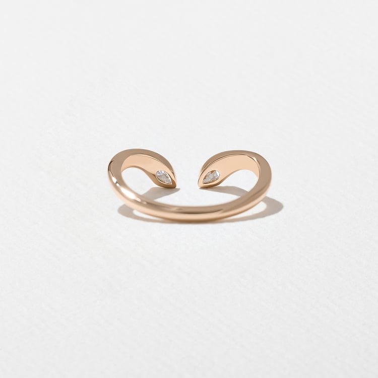 River in 14k Rose Gold – view 3