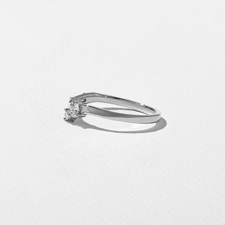 Pine in 18k White Gold – view 3