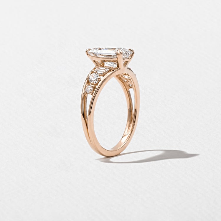 Marni Pear Solitaire in 14k Rose Gold – view 5