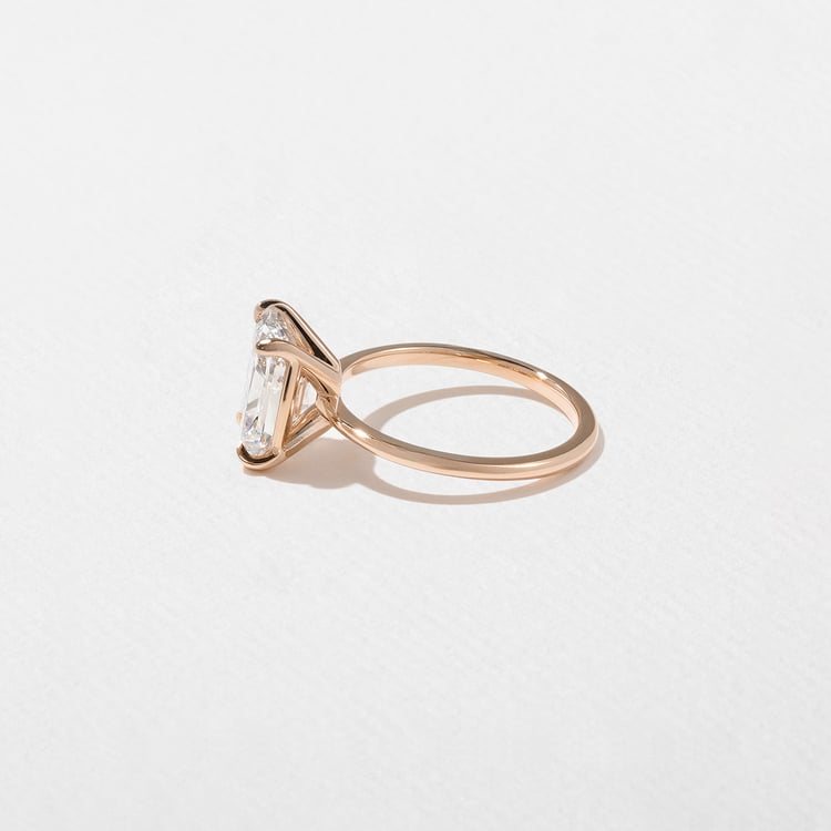 Grace Antique Cushion in 14k Rose Gold – view 3