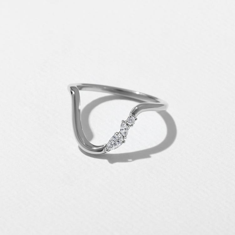 Tulip in 14k White Gold – view 2