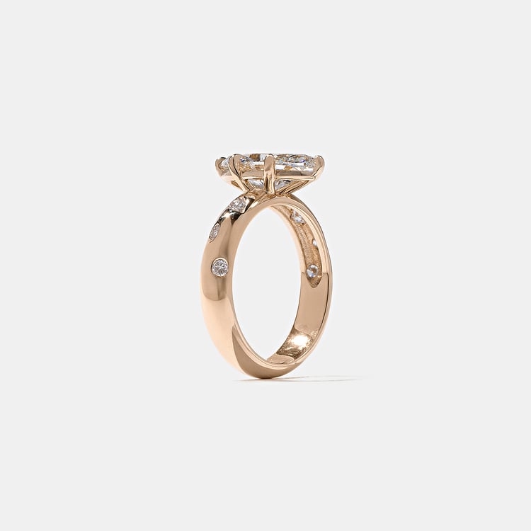 Skylar Marquise in 14k Rose Gold – view 5