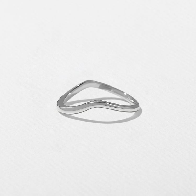 Coral in 14k White Gold – view 3