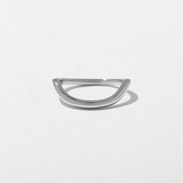 Coral in 14k White Gold