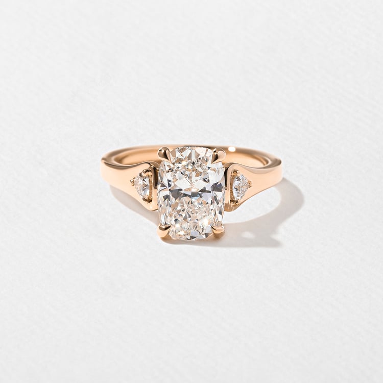 Cleo Cushion in 14k Rose Gold