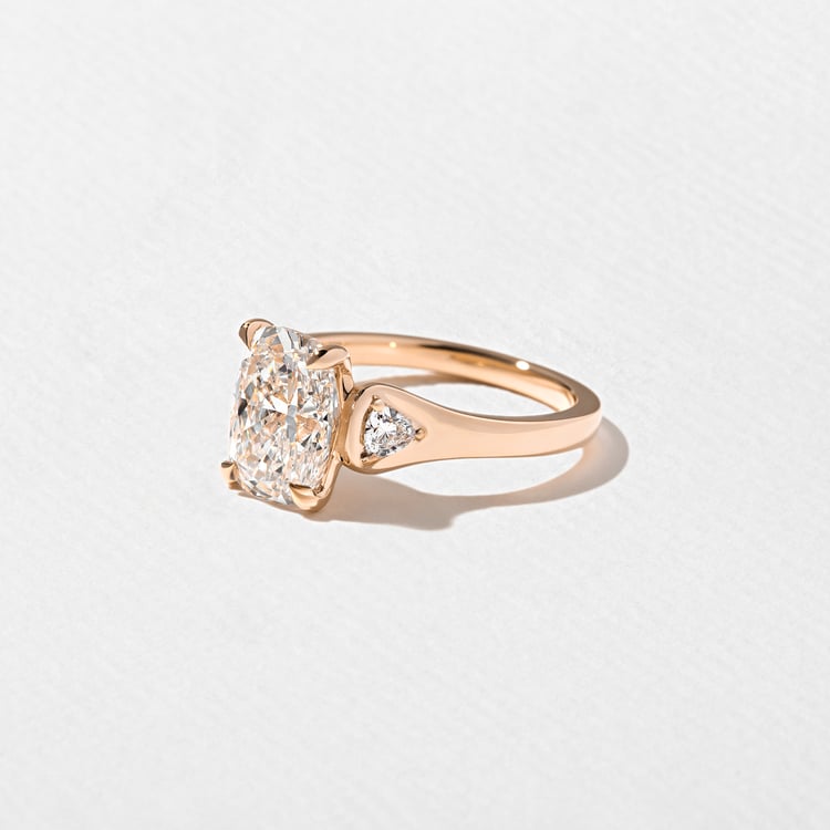 Cleo Cushion in 14k Rose Gold – view 2