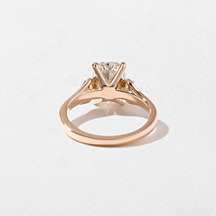 Cleo Cushion in 14k Rose Gold – view 4