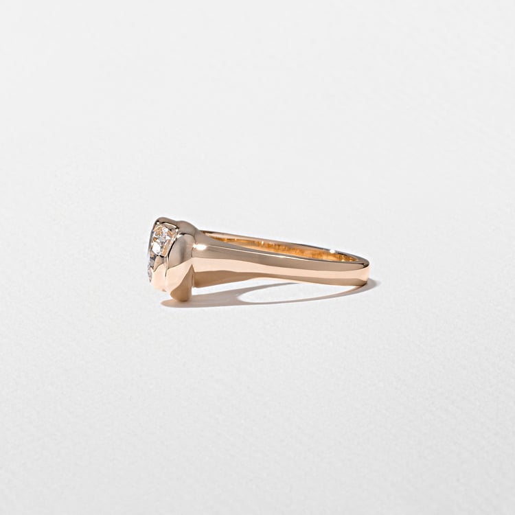 Gaia Cushion-Cut in 14k Rose Gold – view 3