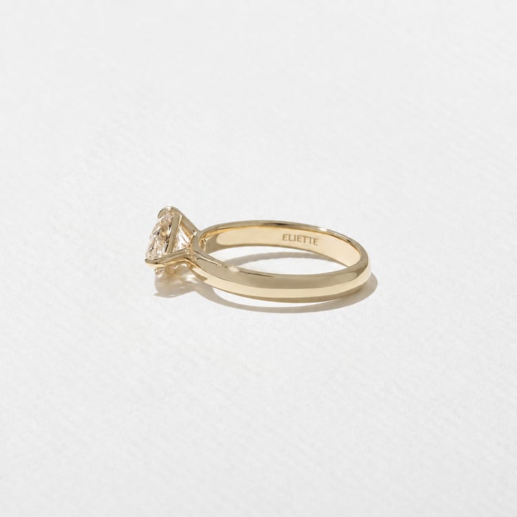 James Champagne Diamond in 18k Yellow Gold – view 3