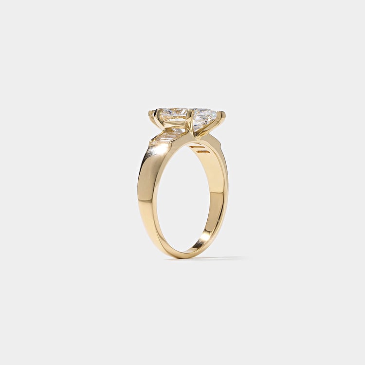 Nova Marquise in 14k Yellow Gold – view 5