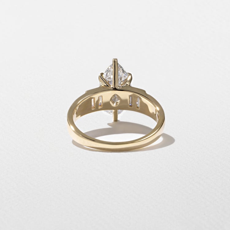 Nova Marquise in 14k Yellow Gold – view 4