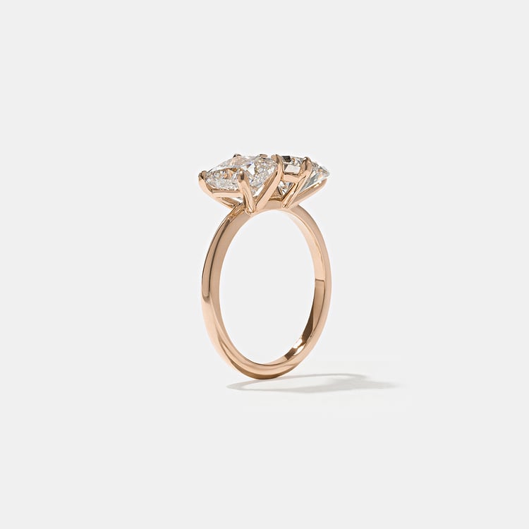Vivi Grand Pear and Princess in 14k Rose Gold – view 5