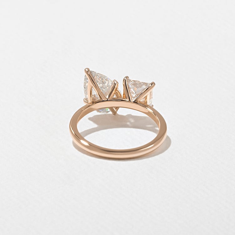 Vivi Grand Pear and Princess in 14k Rose Gold – view 4