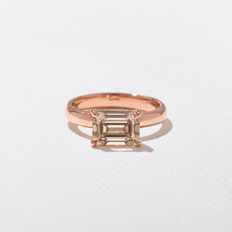 James Champagne Diamond in 14k Rose Gold – view 2