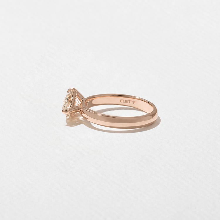 James Champagne Diamond in 14k Rose Gold – view 3